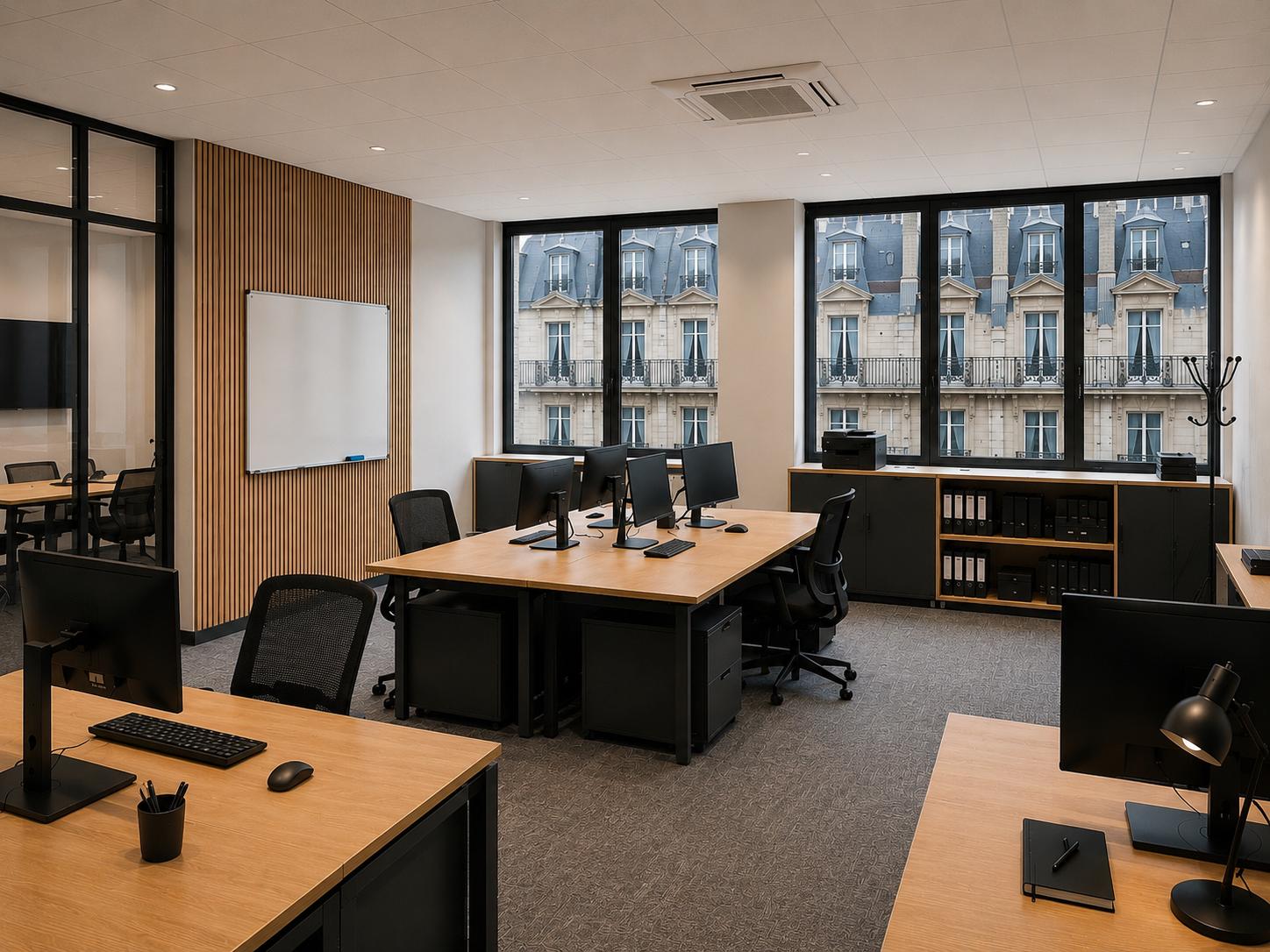 Rénovation bureaux Paris après réaménagement d'un open space tertiaire